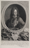 KG 11342
<br/>
Portret George I van Engeland
<br/>
<em>Picart, Bernard (1673-1733)</em>